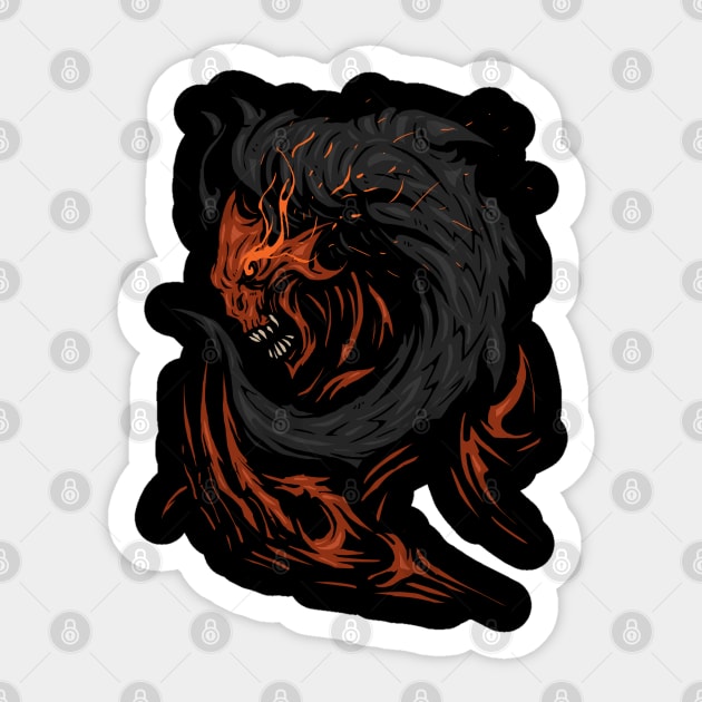 Lord of Hatred Sticker by StevenToang